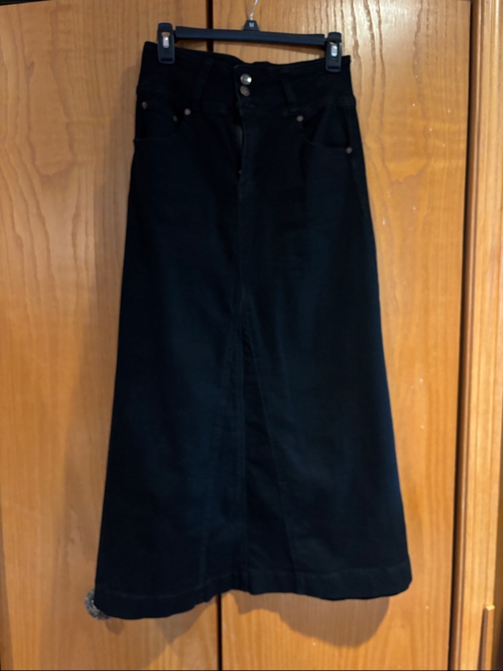 Denim jean skirt